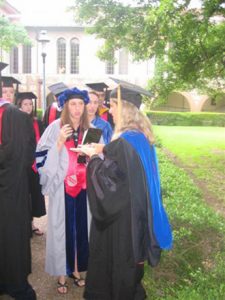Commencement, 2005, with RA Katie Beth Higgins